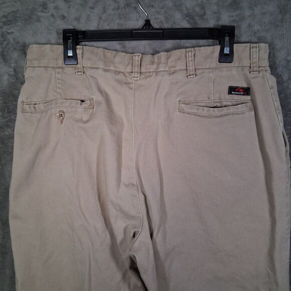 Bulwark Flame Resistant Pants Mens 38 Inseam 32 Cream - Picture 4 of 10